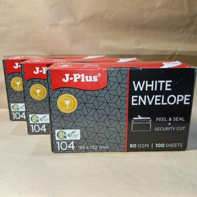 Amplop Putih J-Plus 104 Peel & Seal 100 Lembar