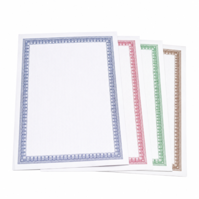 KERTAS PIAGAM SERTIFIKAT BINGKAI MOTIF FOLIO 100 LEMBAR