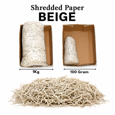 JUAL KERTAS CACAH SHREDDED PAPER BEIGE 1 KG